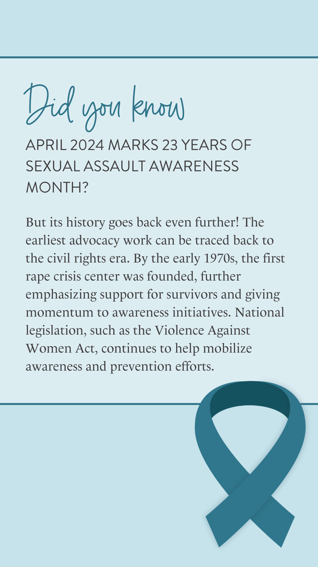 2024 – SEXUAL ASSAULT AWARENESS MONTH – FSU Alpha Chi Omega